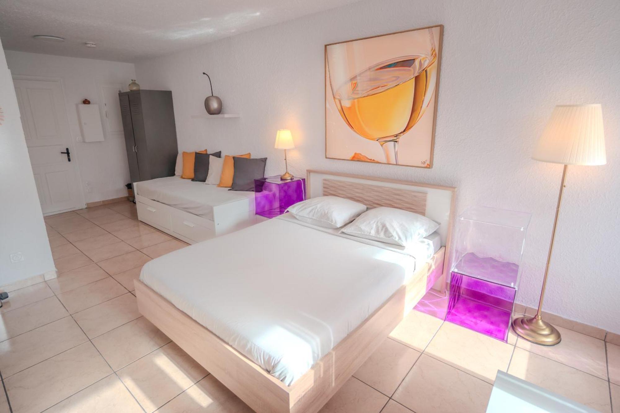 Lumineux Studio Tout Equipe Canet-en-Roussillon Chambre photo